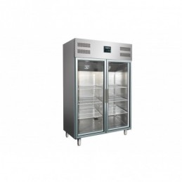 SARO Gewerbekühlschrank mit Glastüren - 2/1 GN