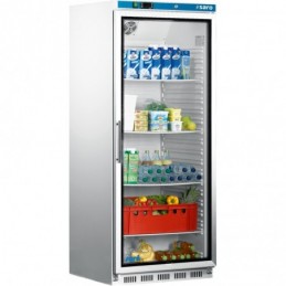 SARO Lagerkühlschrank mit Glastür - weiß