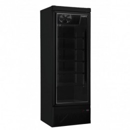 SARO Kühlschrank mit Glastür - schwarz