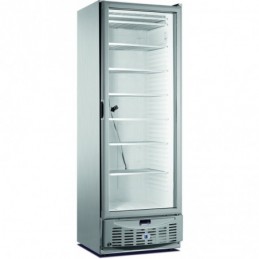SARO Tiefkühlschrank mit Glastür - weiß
