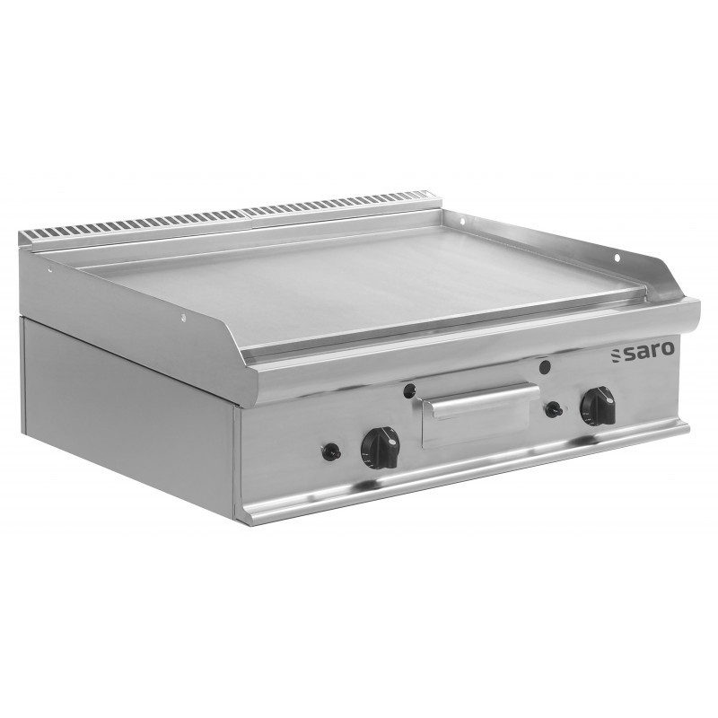 SARO Gas-Griddleplatte Tisch Modell E7/KTG2BBL