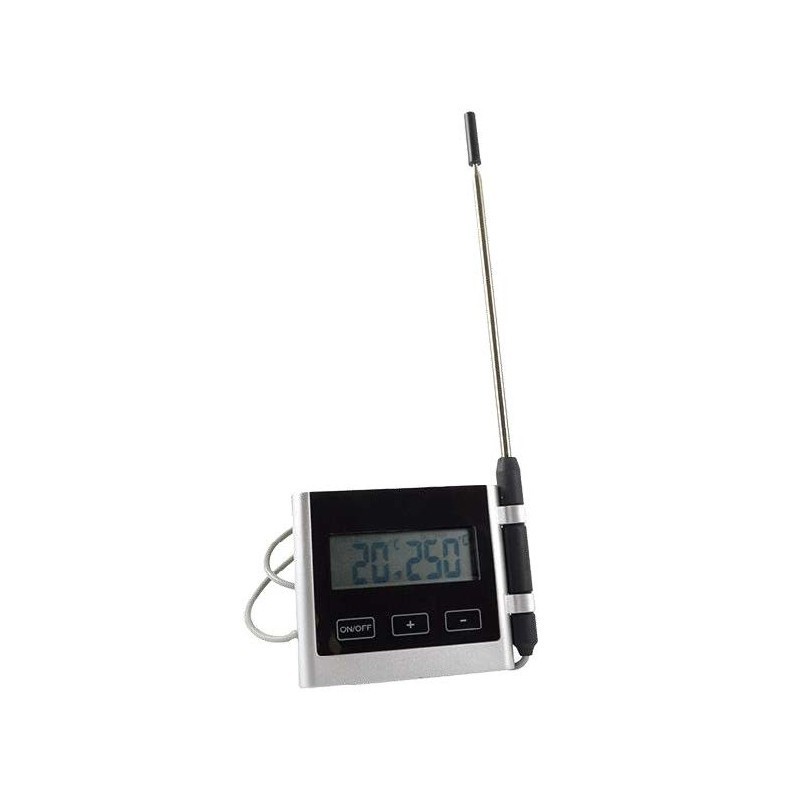 SARO Digitales Thermometer für Ofen mit Alarm Modell 4717